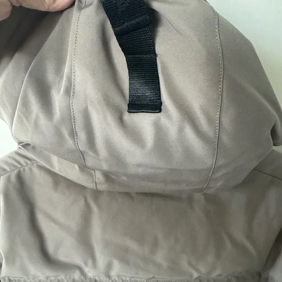 TNA The Powder Parks Tan Puffer Coat Weather-Resistant Hooded - Picture 6 of 6